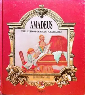 צילום של הספר Amadeus: The Life Story of Mozart for Children